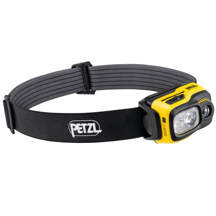 headlamp PETZL Swift RL 1100lm black/yellow